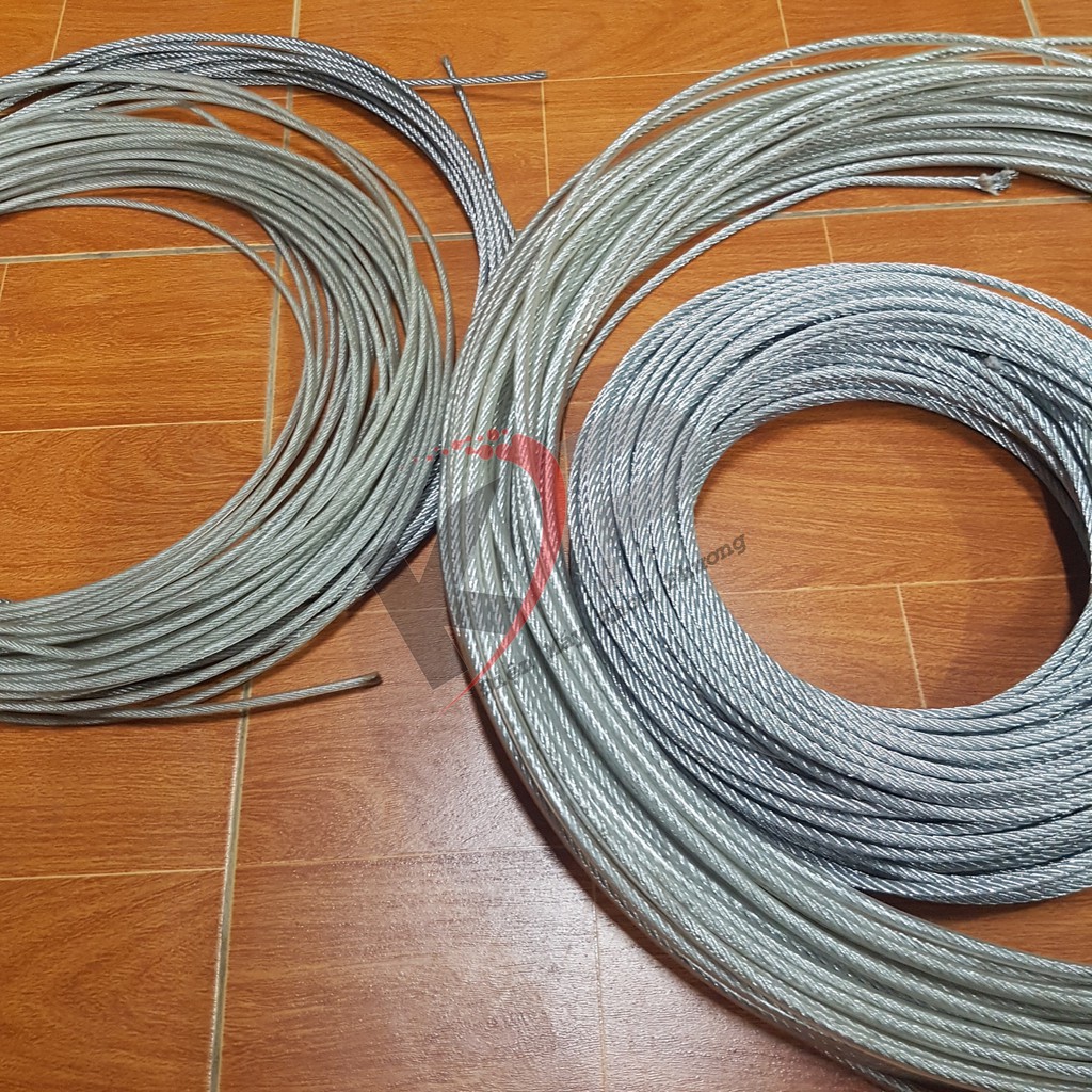 Cáp lụa cáp bọc nhựa