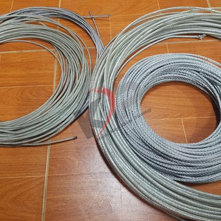 Cáp lụa cáp bọc nhựa