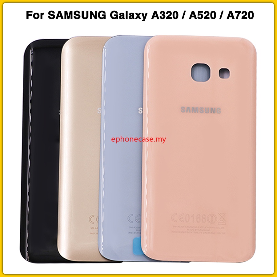 Mặt lưng điện thoại + nắp đậy pin thay thế cho SAMSUNG Galaxy A3 A5 A7 2017 A320 A520 A720