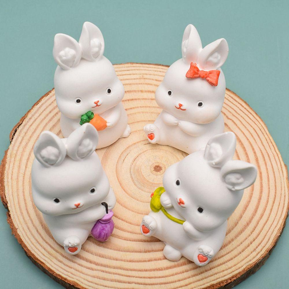 YIYU Khuôn Làm Nến Hình Thỏ Phục Sinh Siêu Bền Dễ Thương