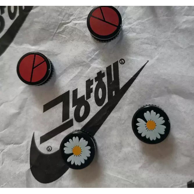 Phụ kiện giày Paranoise NIKE X PEACEMINUSONE huy hiệu đính giày hoa cúc daisy PMO PEACEMINUSONE chính hãng