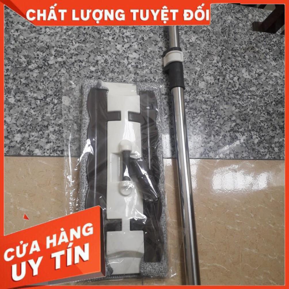 Chổi cây lau nhà hình chữ nhật cán inox
