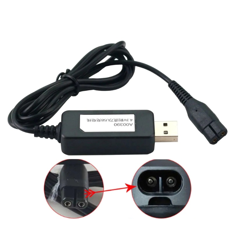 Dây Cáp Sạc Usb 4.3v Cho Máy Cạo Râu Philips One Blade Shaver Yq318 A00390 Qp2520 / 72