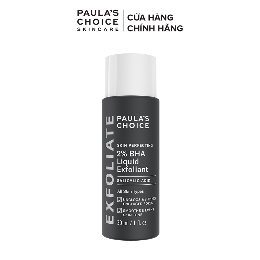 Bộ ba làm sạch và dưỡng khỏe da mụn Paula's Choice Pore Normalizing Cleanser + 2% BHA Liquid + Oil-Free Moisturizer