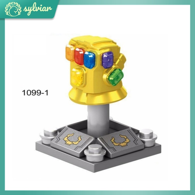 [sylviar] Đồ Chơi Lego Xếp Hình Siêu Anh Hùng Thanos Infinity Gauntlet Spider Iron Man