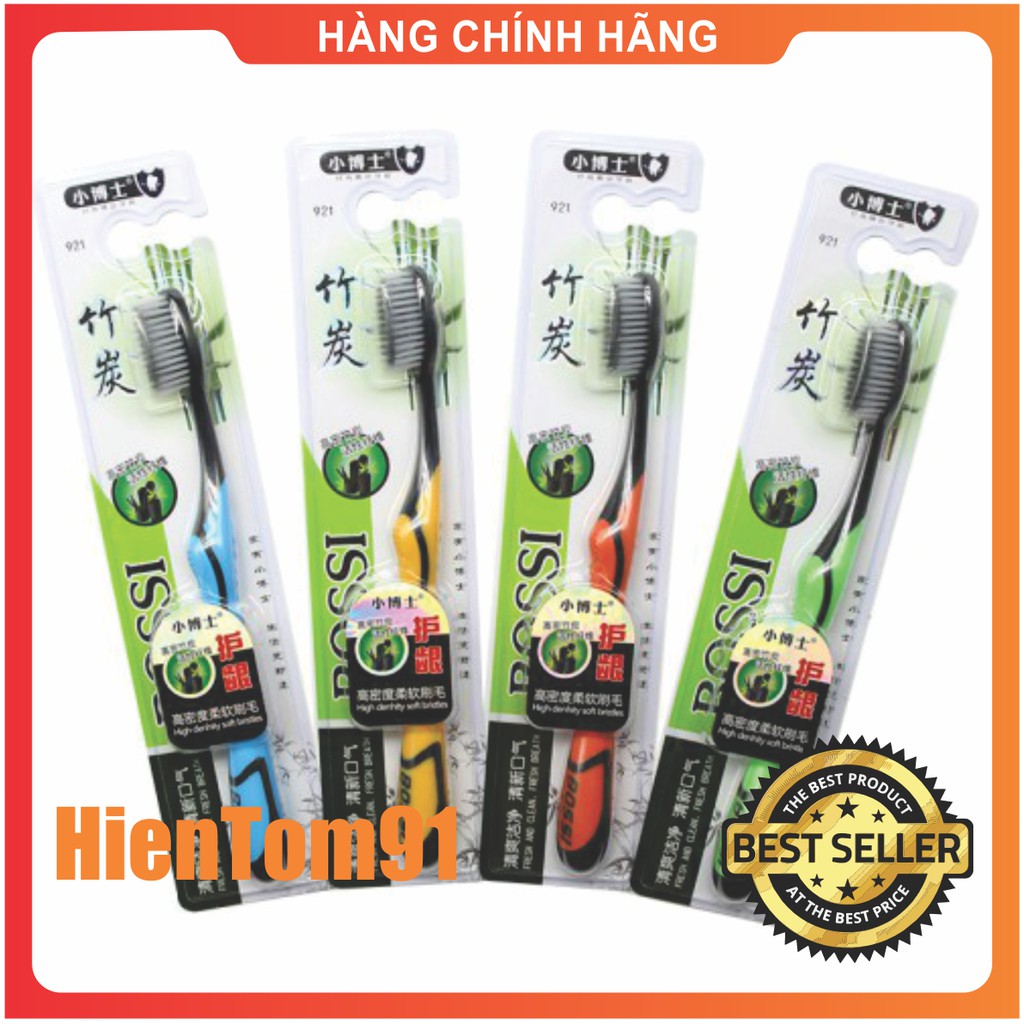 Bàn Chải Đánh Răng - Than Hoạt Tính BOSSI Hàn Quốc 921