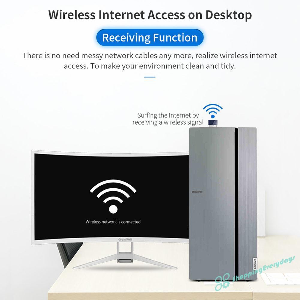 Usb Wifi Không Dây 2 Trong 1 Comfast Cf-723B