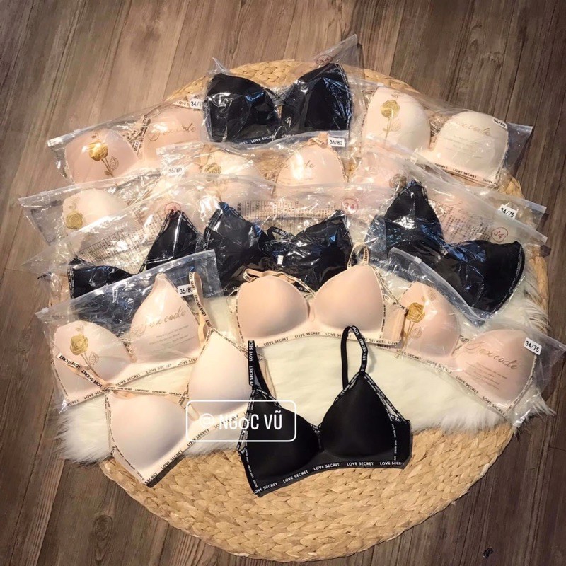 ÁO LÓT ĐAN DÂY CHÉO LOVE SECRET đệm mỏng mặc nhẹ mát
