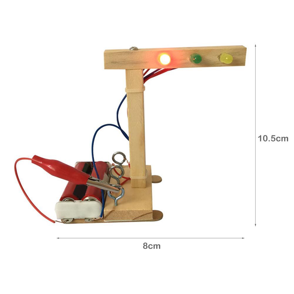 High Amazingdeal Fun Early Education Toy DIY Traffic Light Assembled Puzzles Scientific Experiment Toy