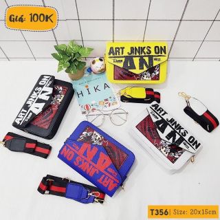 Túi họa tiết sơn A.N cá tính