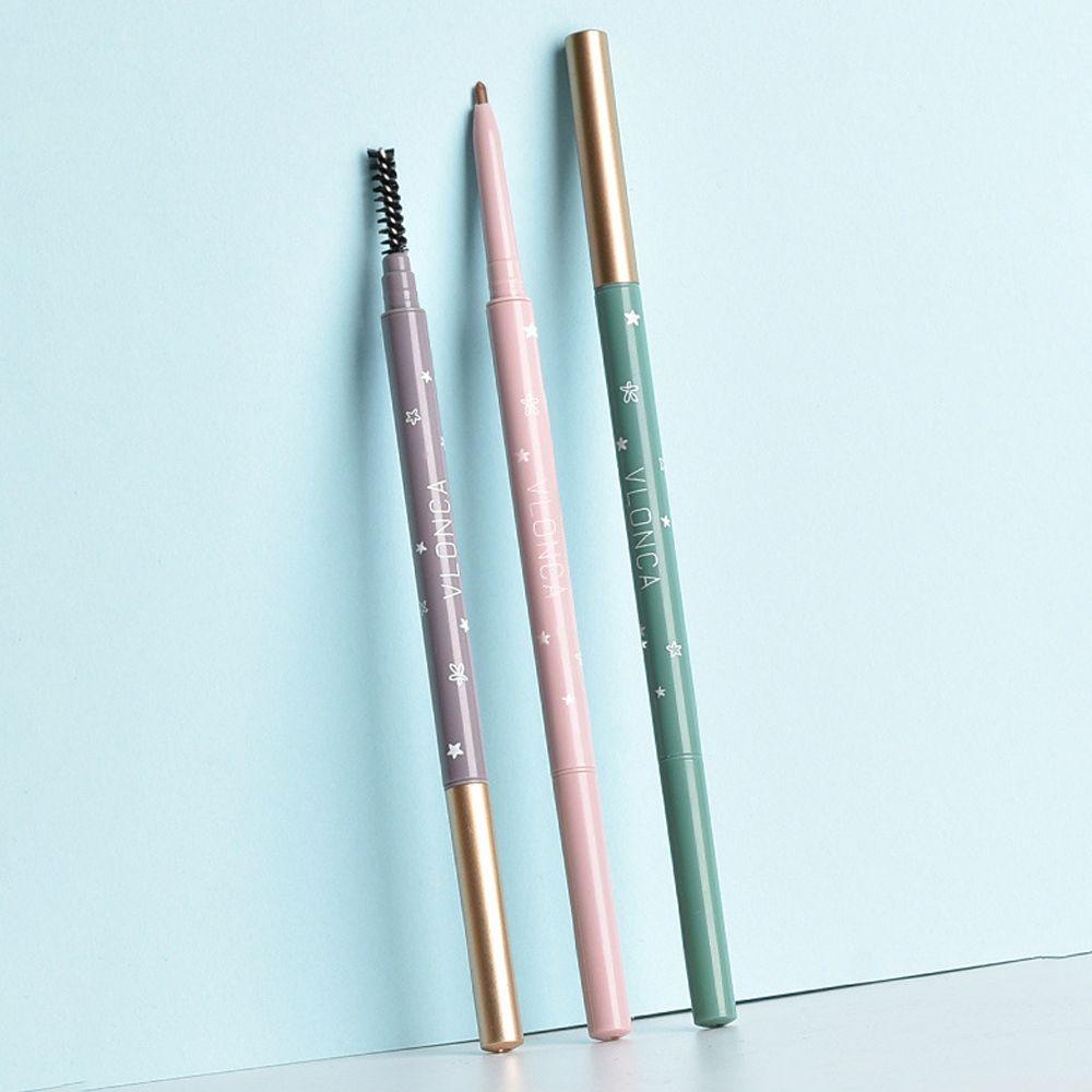 Bút Kẻ Lông Mày Hai Đầu Màu Cà Phê Đậm Tự Nhiên Chống Thấm Nước Không Bị Nhòe Dành Cho Nữ