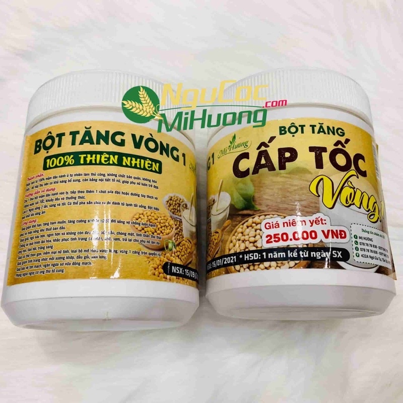 COMBO 2 HỘP BỘT TĂNG VÒNG 1 MỊ HƯƠNG CHÍNH HÃNG