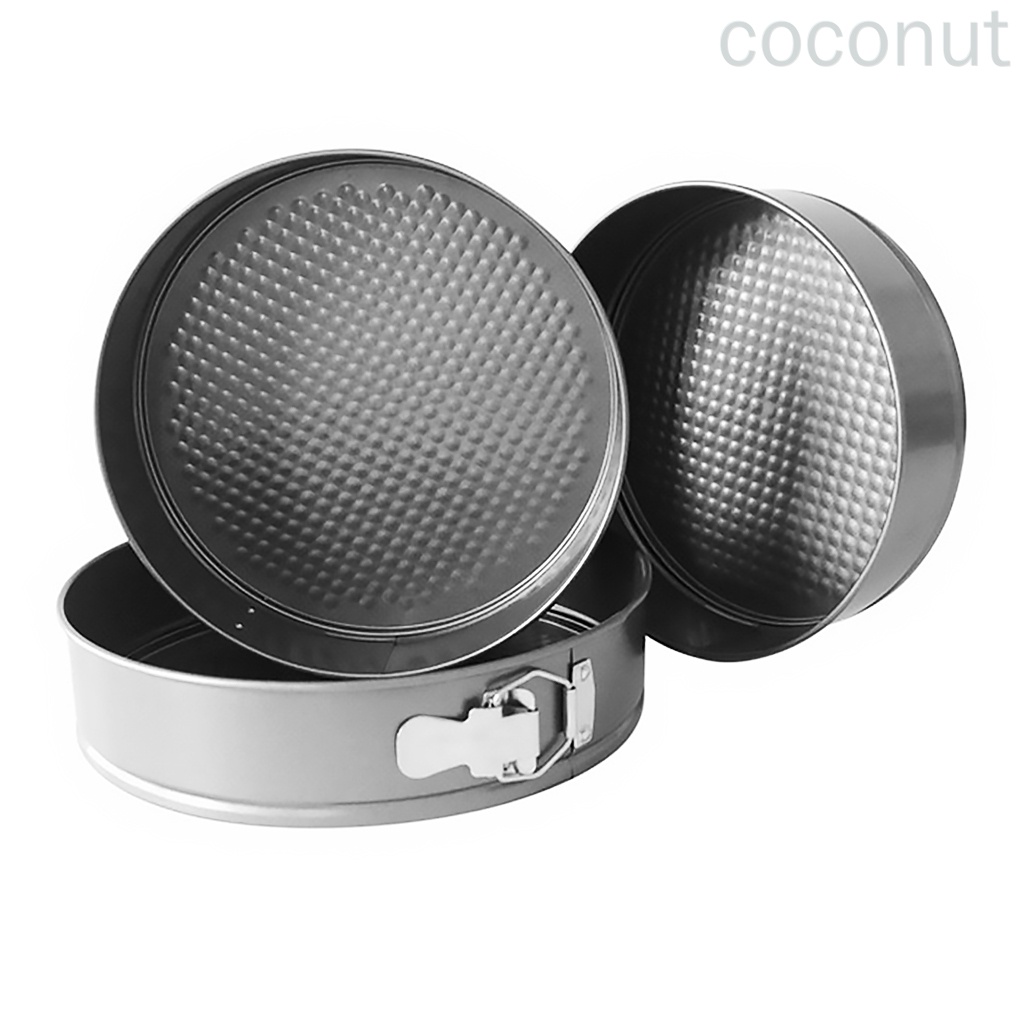 Khuôn Làm Bánh Hình Tròn Bằng Thép Carbon Chống Dính 20cm