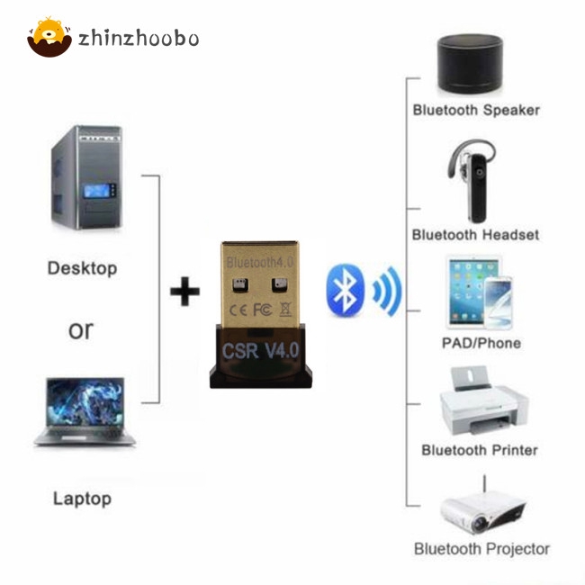 Usb Bluetooth Csr Cho Windows 10 / 8 / 7 / Xp V4.0