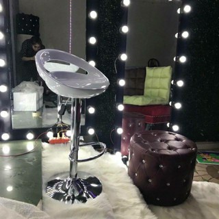 ghế quầy bar make up - bar thủng tròn