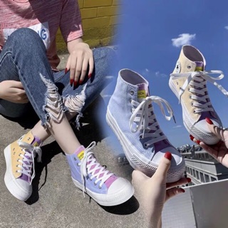 [Đổi 3 màu] Giày cổ cao nữ,giày sneaker ra nắng đổi màu hot 2019 sẵn hàng