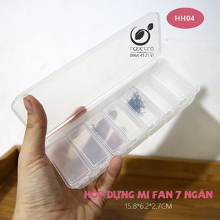 Hộp H04 đựng mi fan tay 7 ngăn_15.8*6.2*2.7cm