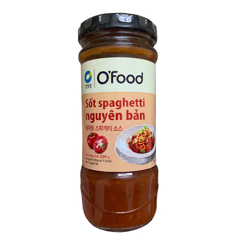 Sốt Spaghetti Nguyên Bản OFood 220g