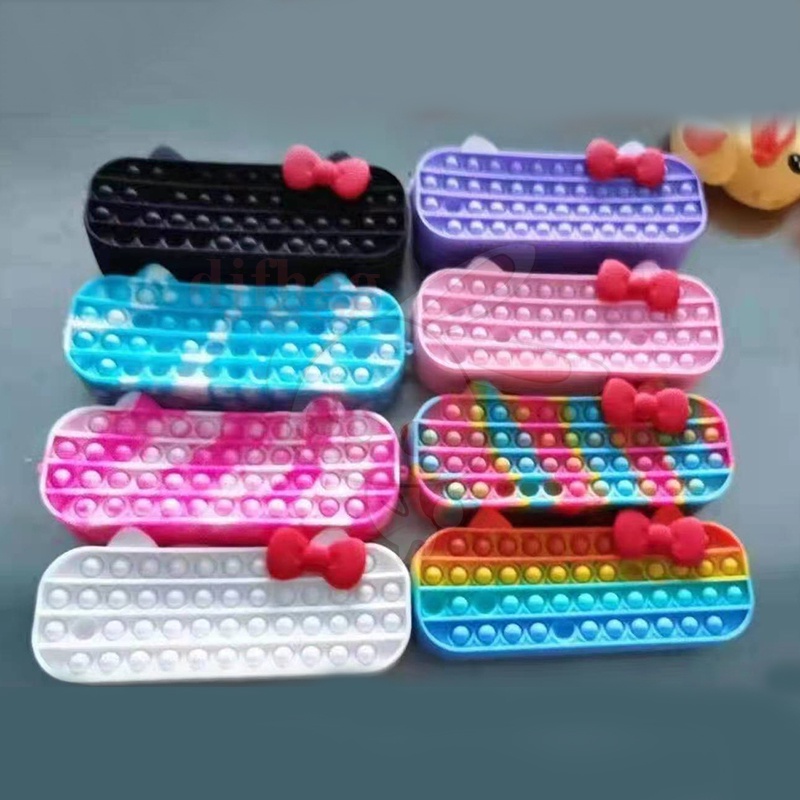 Hộp bút POP IT, đồ chơi POP IT giảm căng thẳng, vừa đựng bút vừa thư giãn phù hợp cho học sinh, sinh viên, văn phòng