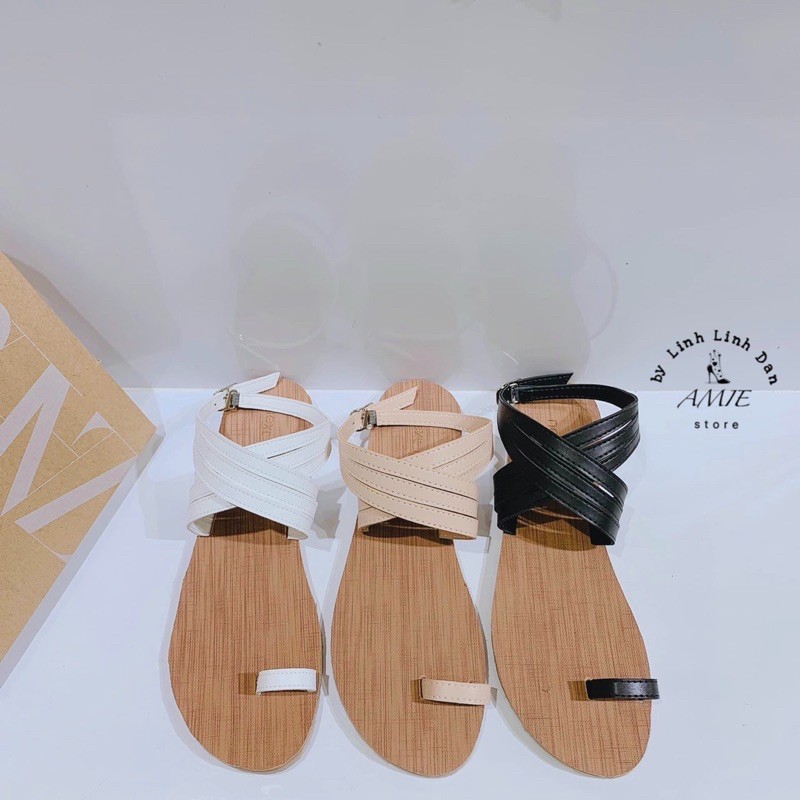 Sandal Xỏ Ngón Quai Đan Chéo