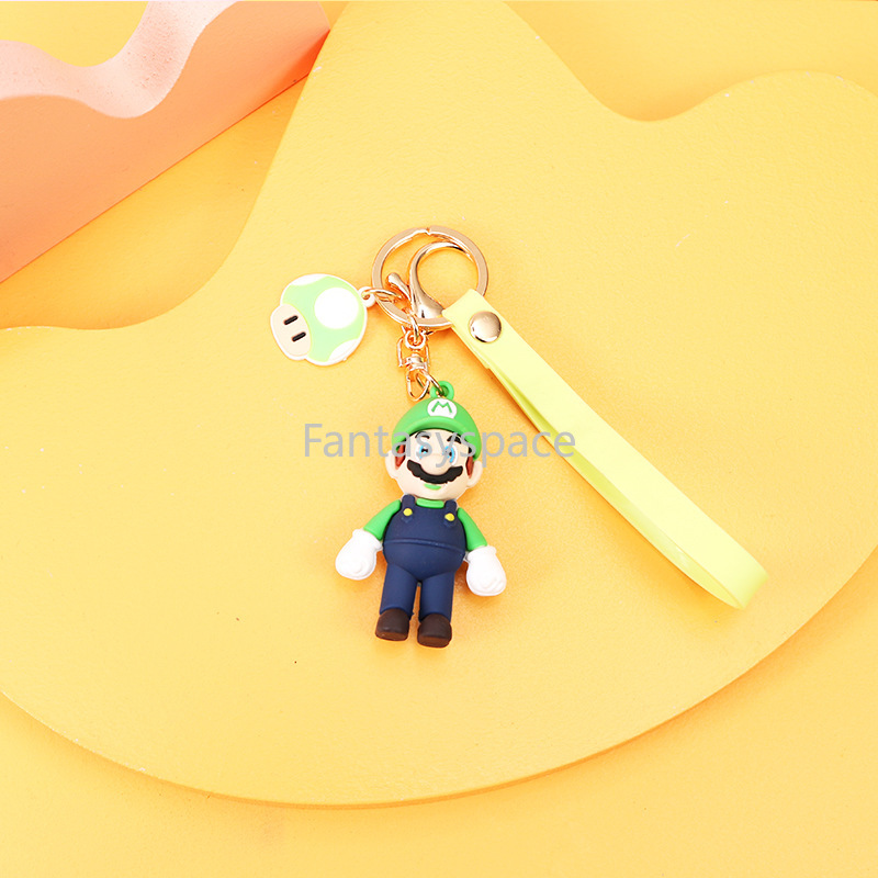 Nintendo Game Character Mario Cartoon Keychain Cute Doll Car Pendant Couple Bag Accessories Business Gift Student Backpack Decoration Pendant Switch