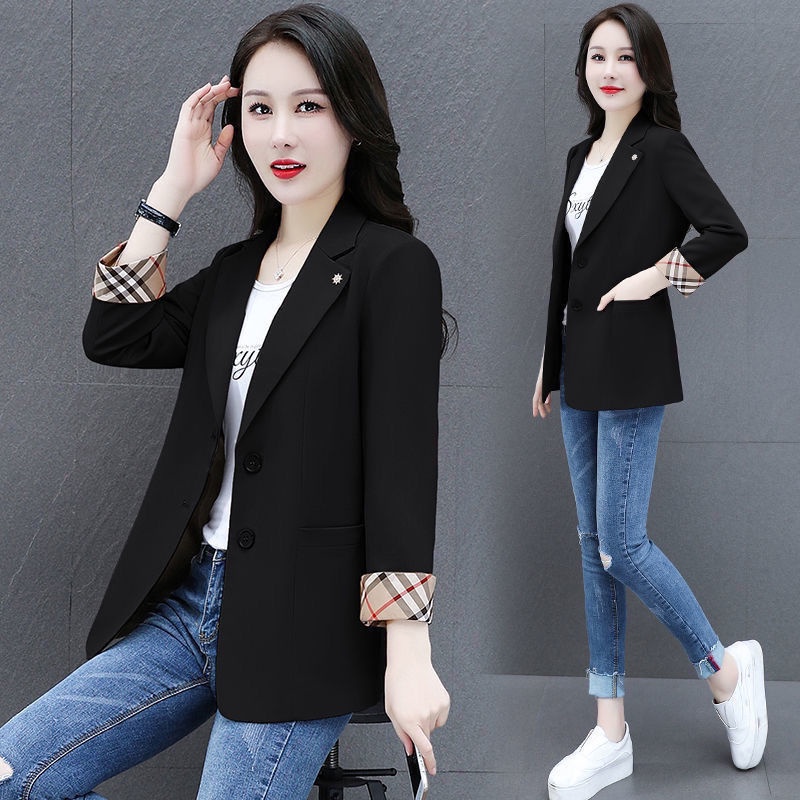 Áo Khoác Vest Mỏng Dáng Ôm Thời Trang Cho Phụ Nữ Trung Niên 2021