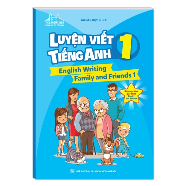 Sách - Combo Luyện viết tiếng Anh 1 và 2 (English Writing Family and Friends)