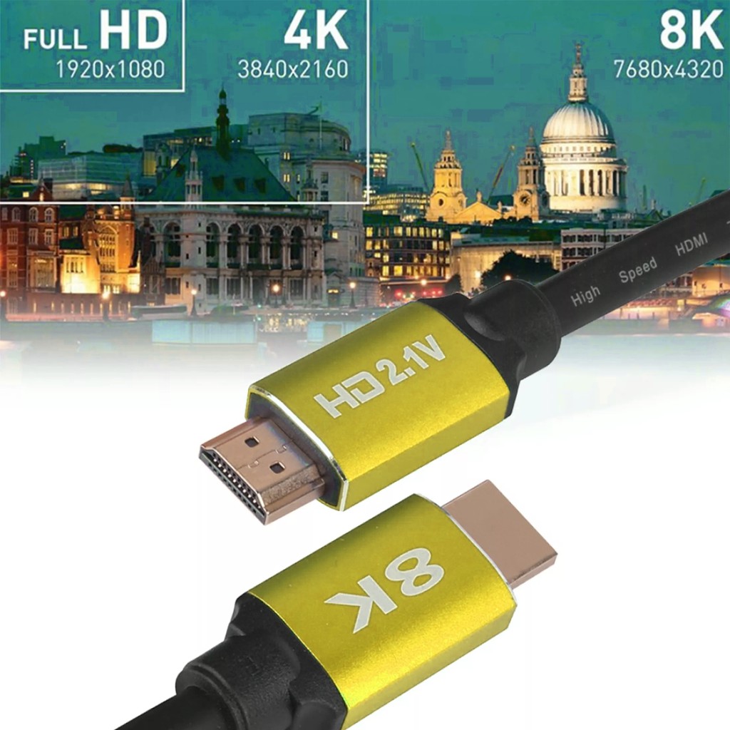 Cáp HDMI 2.1 8K cao cấp  (HDMI to HDMI Cable , 8K Video Adapter Cable).DH10 TM