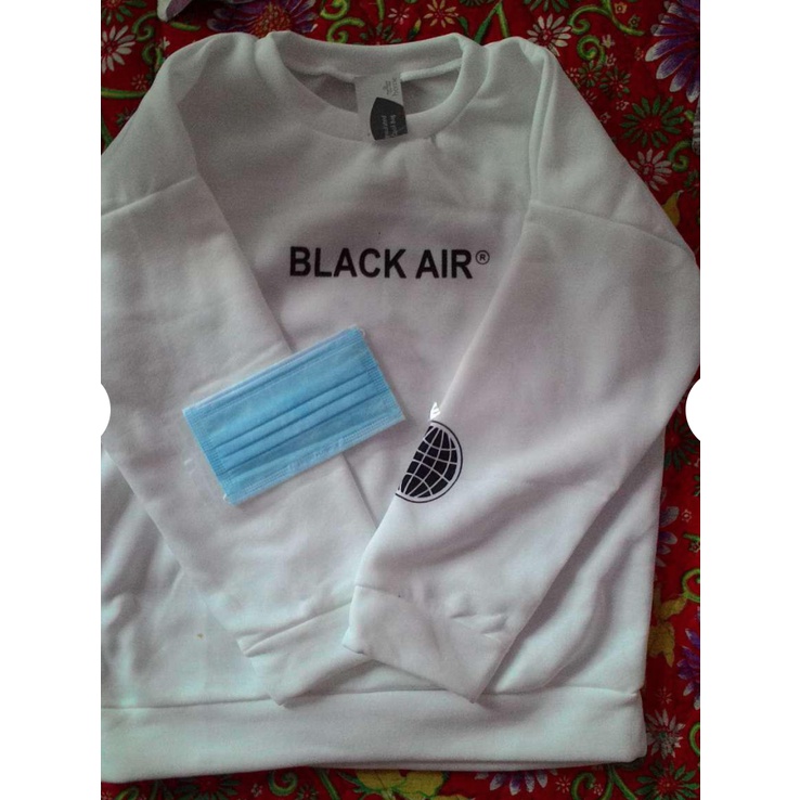 [ Có ảnh thật] Áo sweater unisex Black air nỉ bông cotton dưới 65kg siêu xinh | BigBuy360 - bigbuy360.vn
