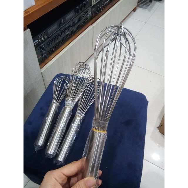 Phới lồng đánh trứng inox Loại dày cứng (30cm)