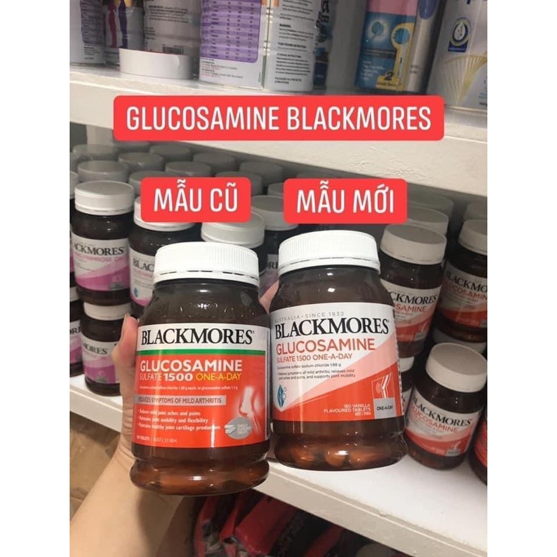 [Đủ bill, hàng air, mẫu mới]Viên bổ xương khớp Glucosamine Blackmores 180 viên