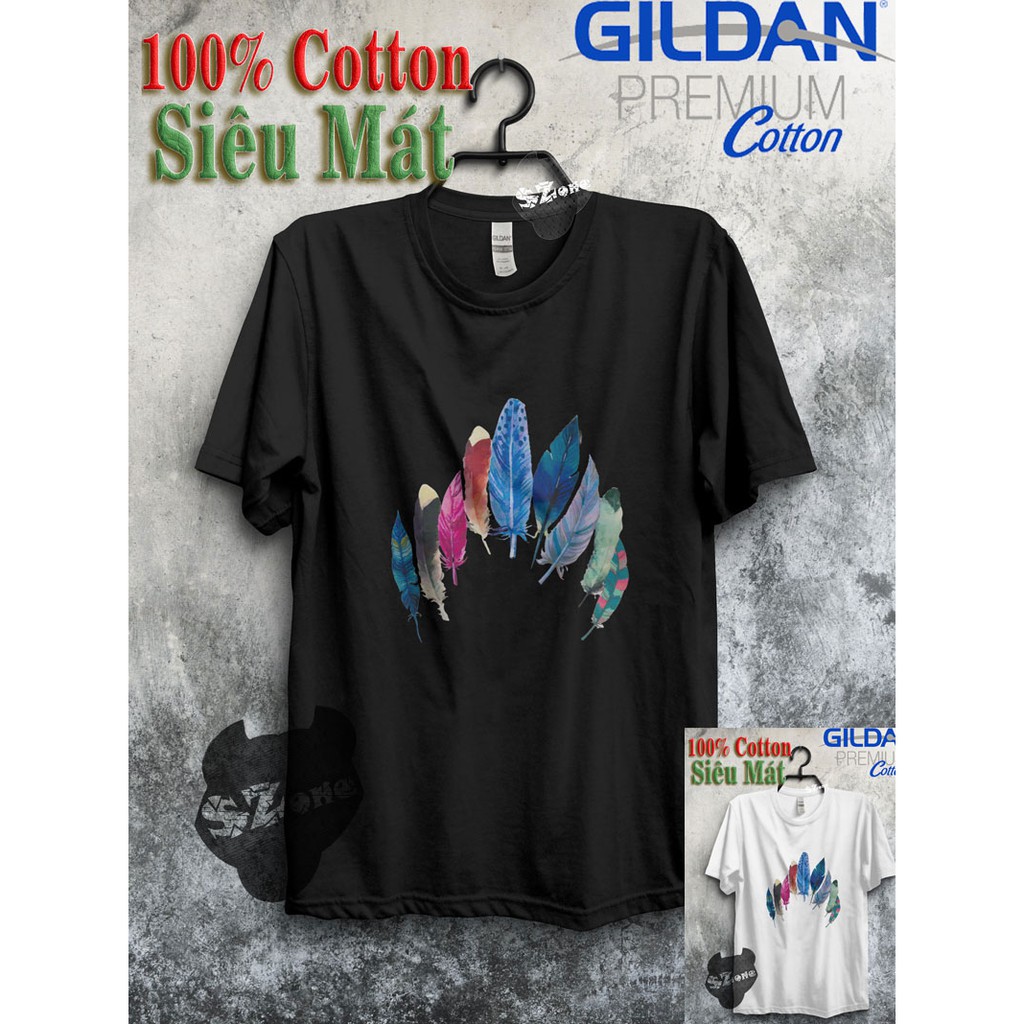 Áo Phông Nữ Cotton 100% In Hình 3D Cao Cấp Phong Cách - Áo Thun Gildan Nam Nữ Unisex Ngắn Tay Chất Mát Mùa Hè Szone PF45