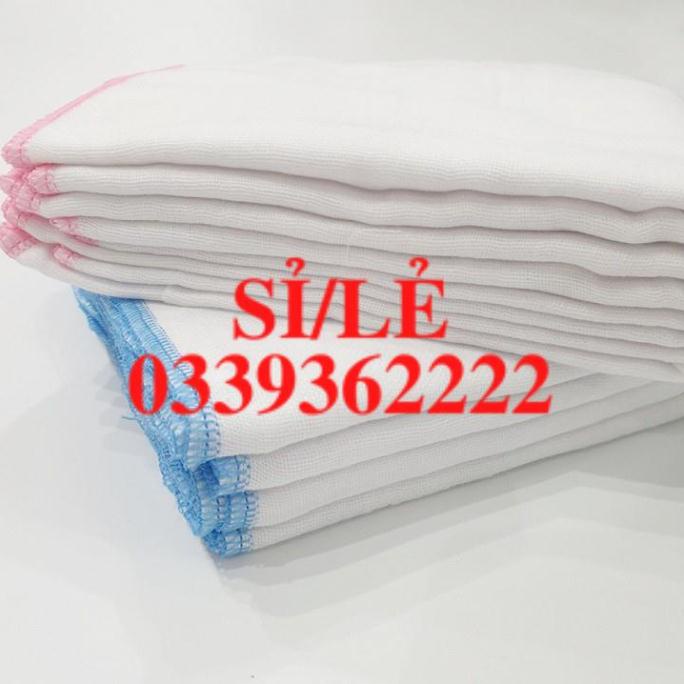 [ COCOLOVE ] Combo 10 khăn sữa sơ sinh 2 lớp KIBA 100% cotton hàng Việt Nam (KIBA02)