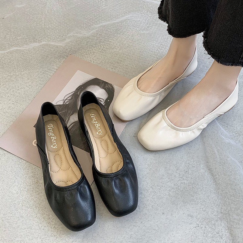 Giày Búp Bê Đế Bằng Mềm Mại Thời Trang Xuân Hè 2021 Cho Nữ | BigBuy360 - bigbuy360.vn