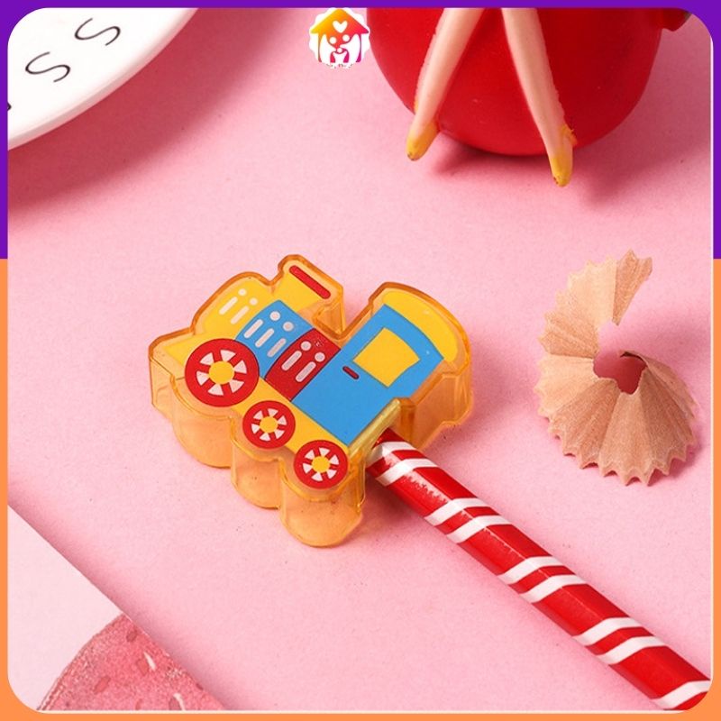 Gọt bút chì phương tiện giao thông đáng yêu cho bé