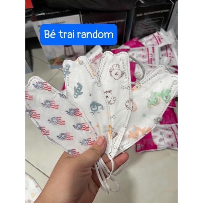 Khẩu trang KF94 4D cho bé (gói 10c)