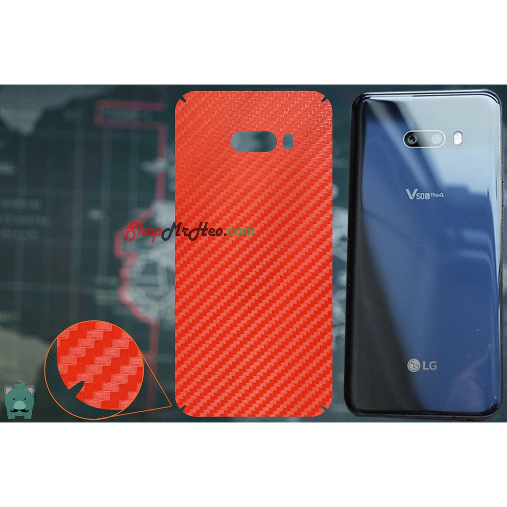 Skin Dán Mặt Sau Lưng Vân Nhôm LG V50 - V50s - G8x