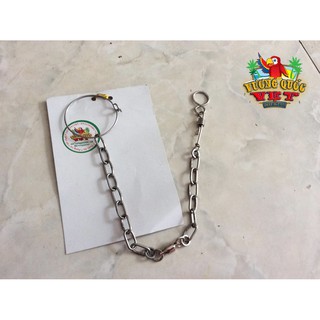 Dây xích cho vẹt cỡ lớn size amazon - sufhur cockatoo 50cm