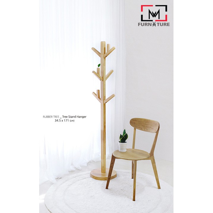 Version2 cây treo đồ bằng gỗ lắp ghép đa năng thương hiệu MW FURNITURE - Nội thất trang trí