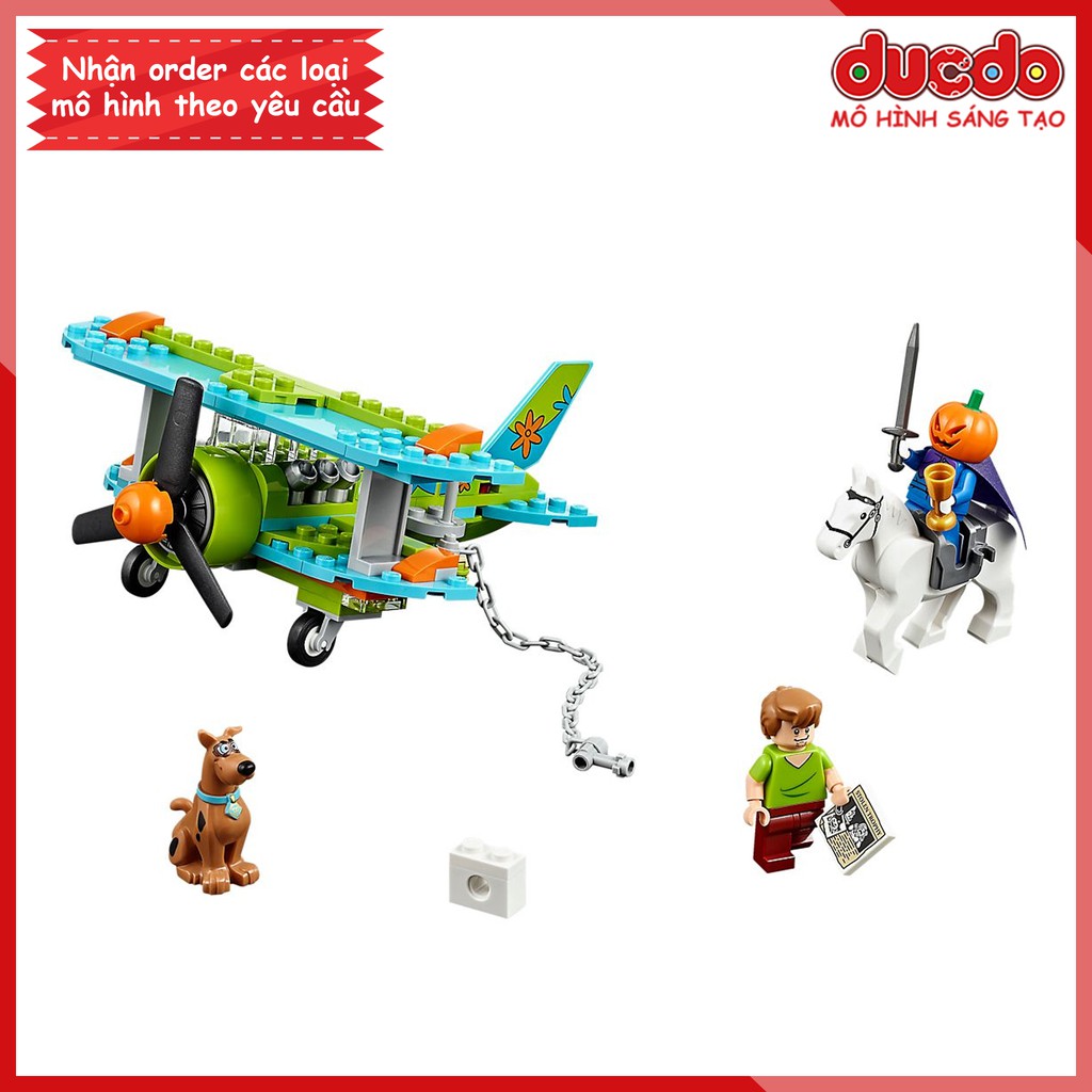 [Ko Hộp] BELA 10429 Lắp ghép Scooby Doo cuộc phiêu lưu máy bay - Đồ chơi Xếp hình Mystery Plane Adventures Mô hình 75901