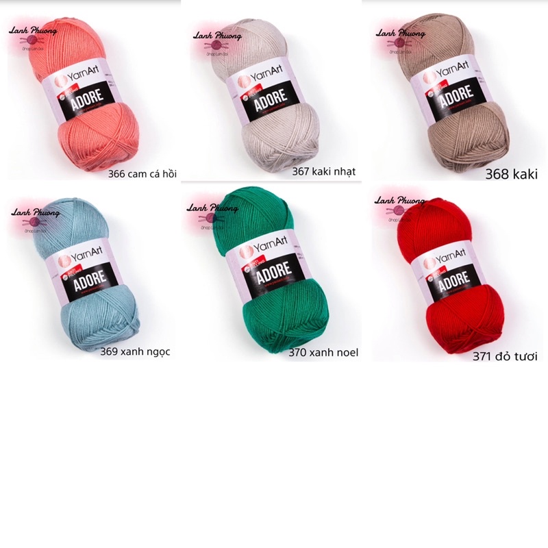 Len yarn art adore Thổ Nhĩ Kỳ 100 gram