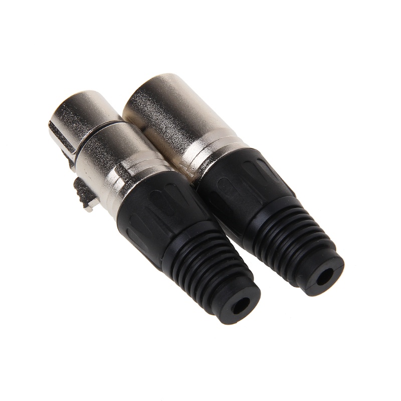 1 cặp giắc cắm XLR 3 chấu + đầu nối âm thanh micro