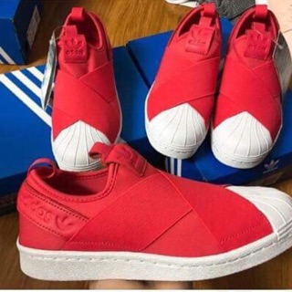 Giầy adidas thanh lý pass slip on mũi sò quai chéo chính hãng auth