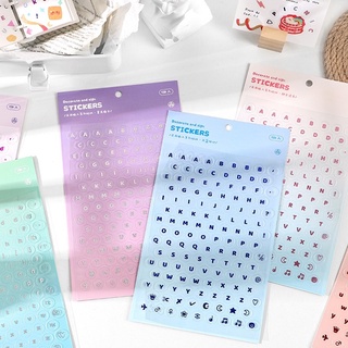 Alphabet Stickers - Sticker bảng chữ cái hologram