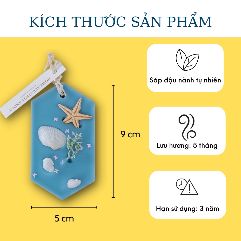 Sáp thơm phòng Chillax hình lục giác hương thơm tự nhiên khử mùi không gian nhà, góc học tập, bếp ăn, làm quà tặng