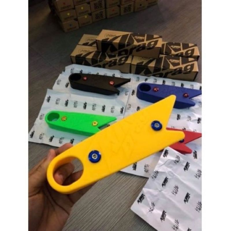 Cao su gấp đỡ sên King Drag gắn tất cả xe máy Loại Xéo