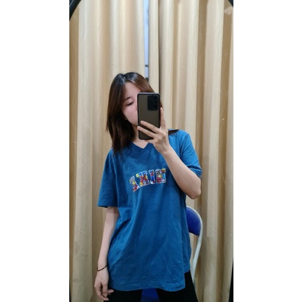 Áo thun Nike 2hand họa tiết cute phô mai que