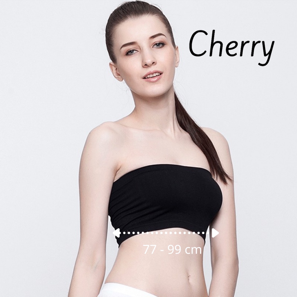 Áo quây ngực croptop bra nhún CHERRY màu trơn cho nữ V051 | BigBuy360 - bigbuy360.vn