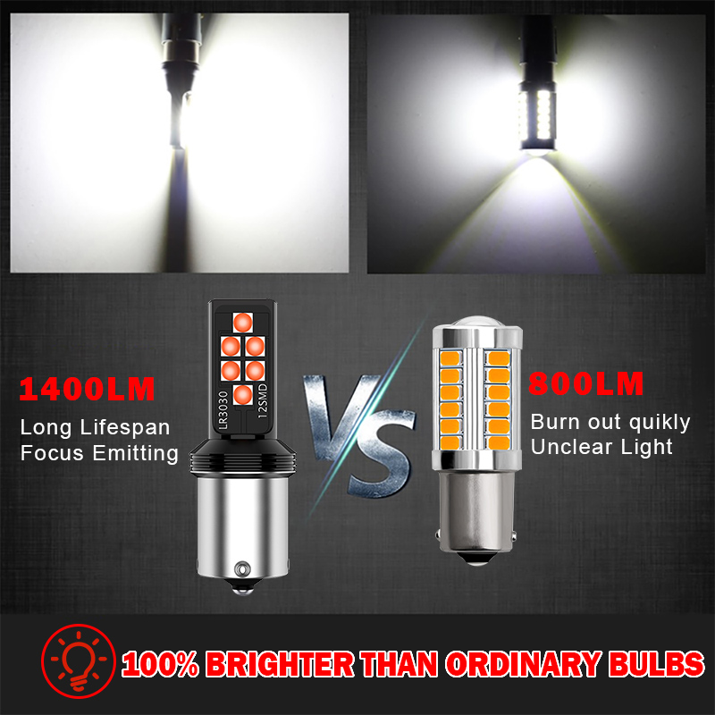 Đèn led 1156 1157 T20 3030 12smd 7440 7443 T15 W16W cho xe ô tô