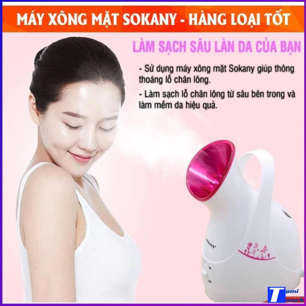 Máy xông mặt Sokany làm sạch sâu da mặt, máy xông hơi Cao Cấp- Tomimark